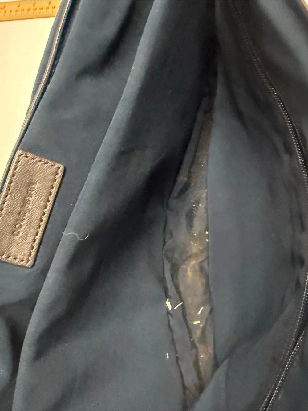 Cole Haan Brown Leather Strap Detail Crossbody